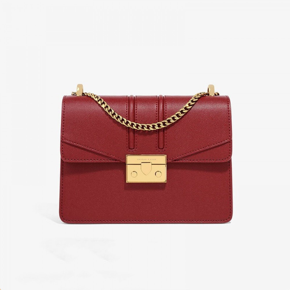 charles and keith shoulder bag chain